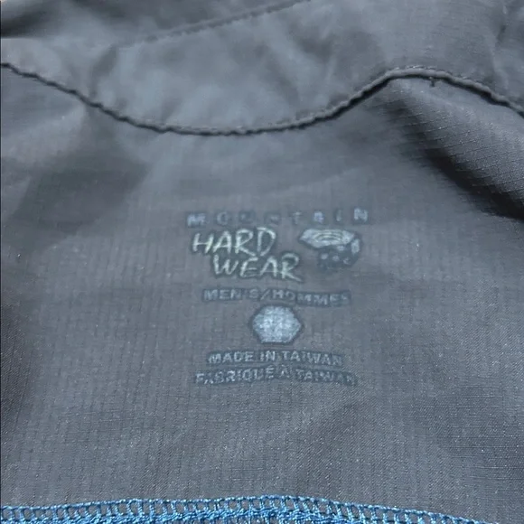 Mountain Hardwear Teal and Charcoal Polo Shirt - Picture 2 of 4
